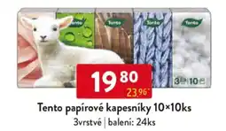 Qanto Tento papírové kapesníky nabídka