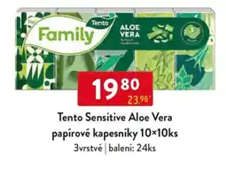 Qanto Tento Sensitive Aloe Vera papírové kapesníky nabídka