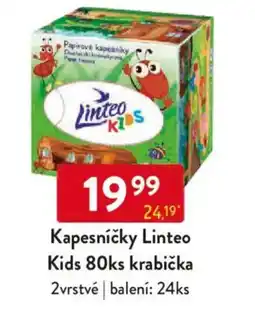 Qanto Kapesníčky Linteo Kids krabička nabídka
