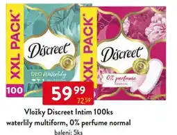 Qanto Vložky Discreet Intim waterlily multiform, 0% perfume normal nabídka