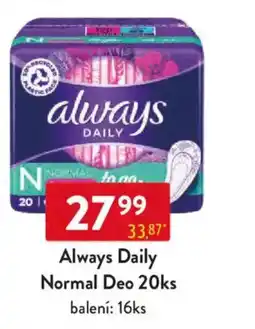 Qanto Always Daily Normal Deo nabídka