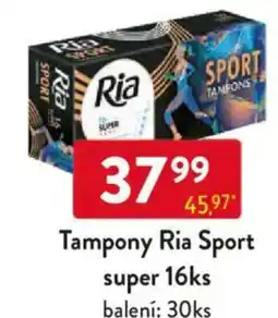 Qanto Tampony Ria Sport super nabídka