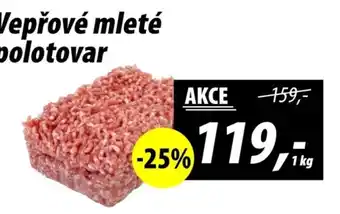 Vepřové mleté polotovar