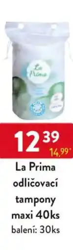 Qanto La Prima odličovací tampony maxi nabídka
