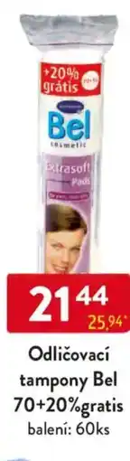 Qanto Odličovací tampony Bel 70+20%gratis nabídka