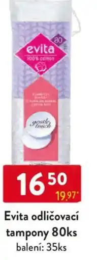 Qanto Evita odličovací tampony nabídka