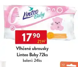 Qanto Vlhčené ubrousky Linteo Baby nabídka