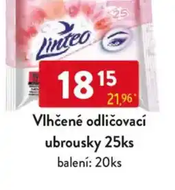 Qanto Linteo Vlhčené odličovací ubrousky nabídka