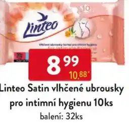 Qanto Linteo Satin vlhčené ubrousky pro intimní hygienu nabídka
