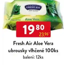 Qanto Fresh Air Aloe Vera ubrousky vlhčené nabídka
