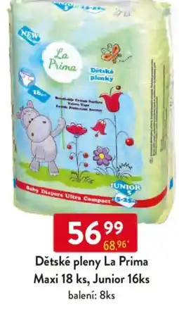 Qanto Dětské pleny La Prima nabídka