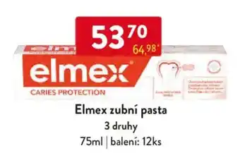 Qanto Elmex zubní pasta nabídka
