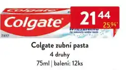 Qanto Colgate zubní pasta nabídka