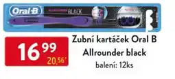 Qanto Zubní kartáček Oral B Allrounder black nabídka
