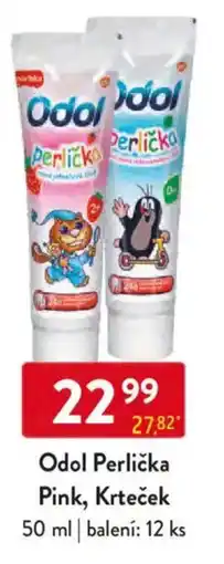 Qanto Odol Perlička Pink, Krteček nabídka