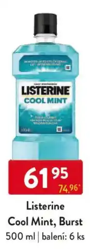 Qanto Listerine Cool Mint, Burst nabídka