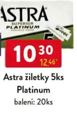 Qanto Astra žiletky Platinum nabídka