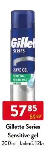 Qanto Gillette Series Sensitive gel nabídka