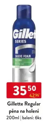 Qanto Gillette Regular pěna na holení nabídka