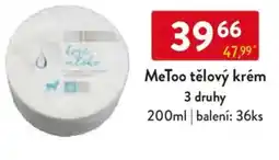 Qanto MeToo tělový krém nabídka