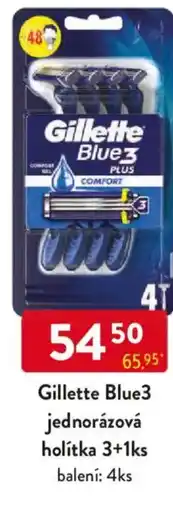 Qanto Gillette Blue3 jednorázová holítka nabídka