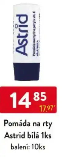 Qanto Pomáda na rty Astrid bílá nabídka