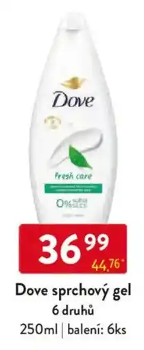 Qanto Dove sprchový gel nabídka