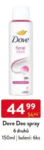 Qanto Dove Deo spray nabídka