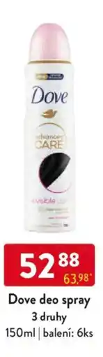 Qanto Dove deo spray nabídka