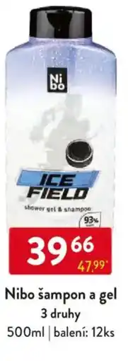 Qanto Nibo šampon a gel nabídka