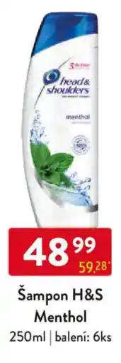 Qanto Šampon H&S Menthol nabídka