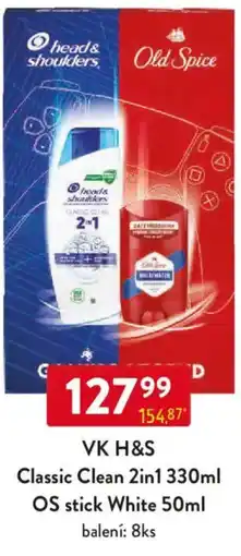 Qanto VK H&S Classic Clean 2in1 OS stick White nabídka