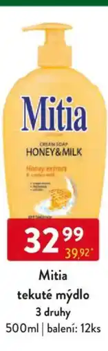 Qanto Mitia tekuté mýdlo nabídka