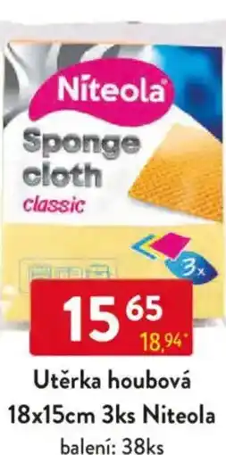 Qanto Utěrka houbová 18x15cm Niteola nabídka