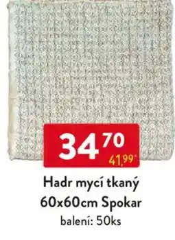 Qanto Hadr mycí tkaný 60x60cm Spokar nabídka