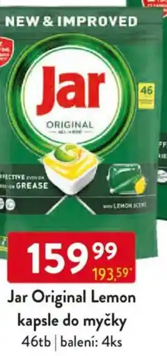 Qanto Jar Original Lemon kapsle do myčky 46tb nabídka