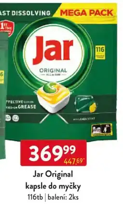 Qanto Jar Original kapsle do myčky 116tb nabídka