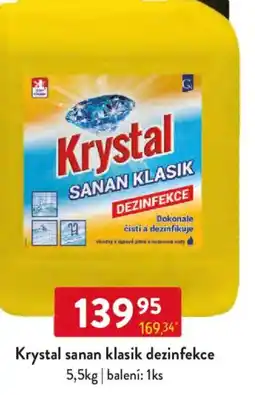 Qanto Krystal sanan klasik dezinfekce nabídka