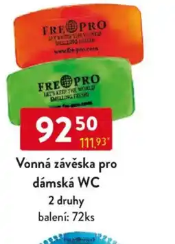 Qanto Vonná závěska pro dámská WC nabídka