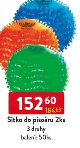 Qanto Sítko do pisoáru nabídka