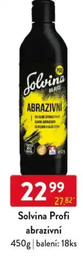 Qanto Solvina Profi abrazivní nabídka