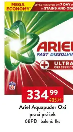 Qanto Ariel Aquapuder Oxi prací prášek 68PD nabídka