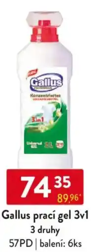 Qanto Gallus prací gel 3v1 nabídka