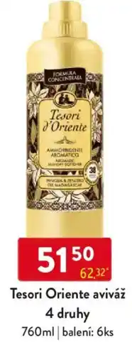 Qanto Tesori Oriente aviváž nabídka