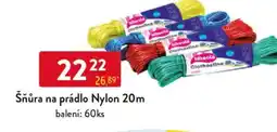 Qanto Šňůra na prádlo Nylon 20m nabídka