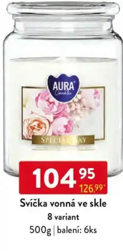 Qanto Svíčka vonná ve skle 8 variant nabídka