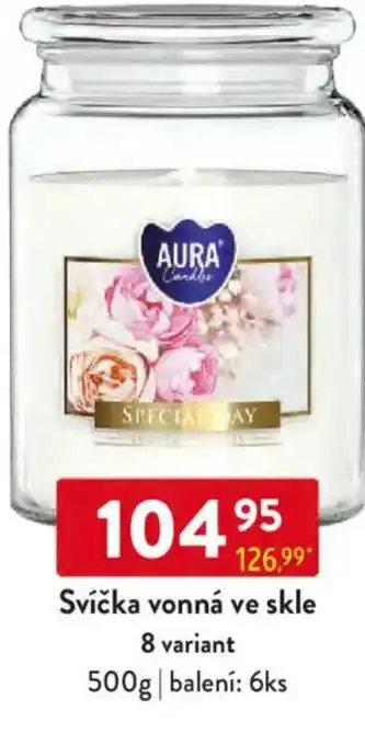 Qanto Svíčka vonná ve skle 8 variant nabídka