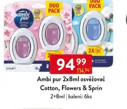 Qanto Ambi pur osvěžovač Cotton, Flowers & Sprin nabídka