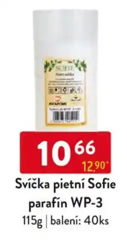 Qanto Svíčka pietní Sofie parafín WP-3 nabídka