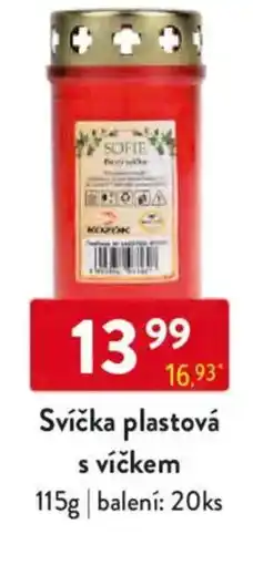 Qanto Svíčka plastová s víčkem nabídka